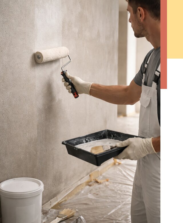 Грунтовка стен в Советской Гавани от 2286 руб. м2 — быстро, недорого, с материалом | ОТДЕЛОЧНИК-Свс