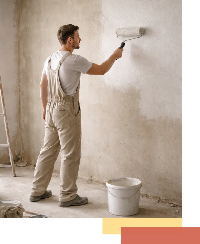 Грунтовка стен под отделку в Советской Гавани профессиональным раствором