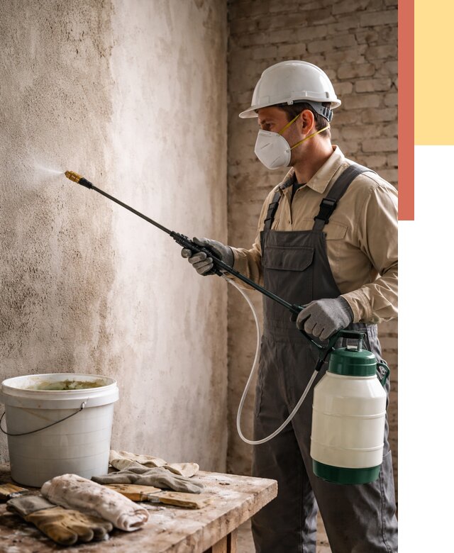 Антисептическая обработка стен в Советской Гавани от 1247 руб. — быстро и недорого | ОТДЕЛОЧНИК-Свс