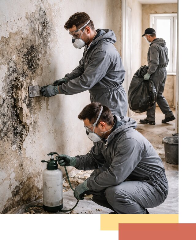 Удаление плесени со стен профессионально в Советской Гавани