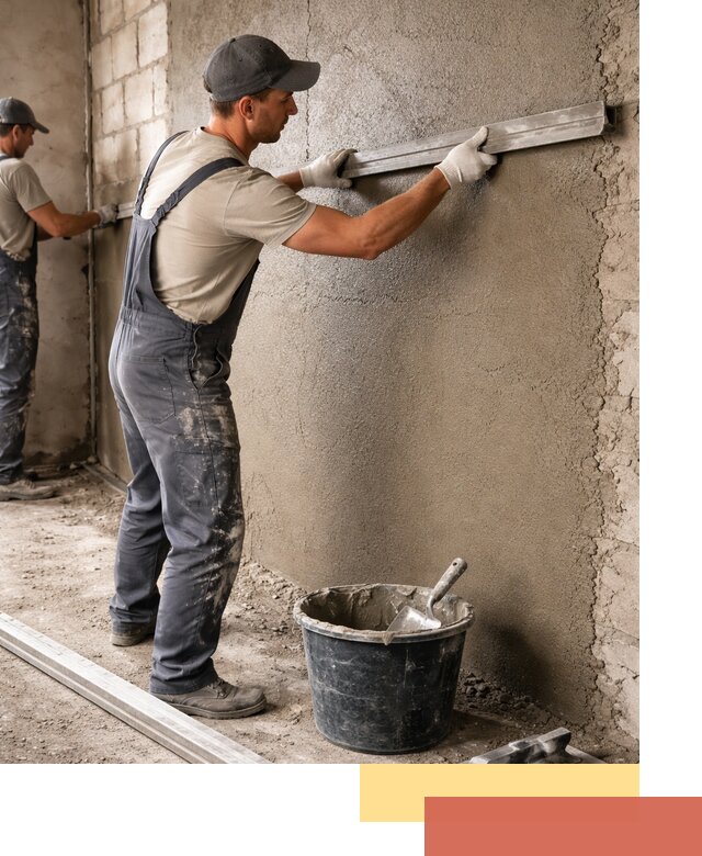 Штукатурка стен цементно-песчаная в Советской Гавани профессионально