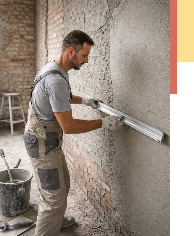 Штукатурка кирпичных стен в Советской Гавани от 4675 руб/м2 — быстро и недорого | ОТДЕЛОЧНИК-Свс