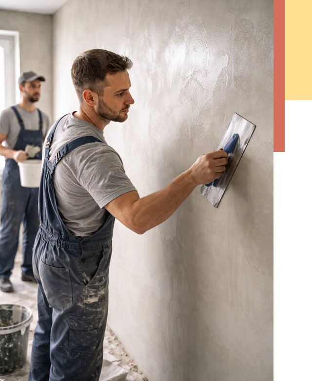 Глянцевание штукатурки стен в Советской Гавани от 7792 руб. — услуги и затирка | ОТДЕЛОЧНИК-Свс