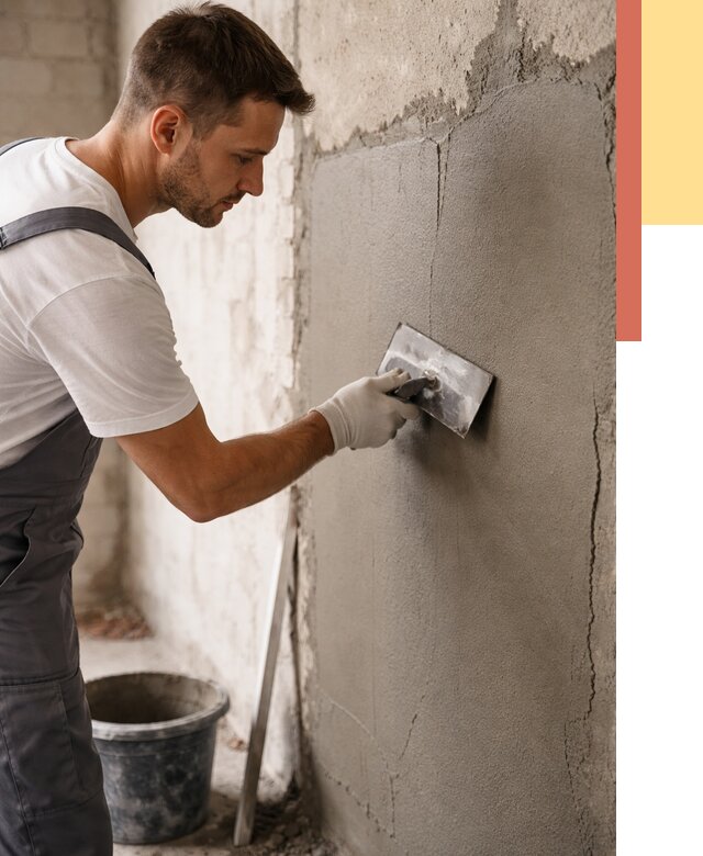 Штукатурка стен под плитку в Советской Гавани от 4363 руб./м2 — выравнивание под плитку | ОТДЕЛОЧНИК-Свс