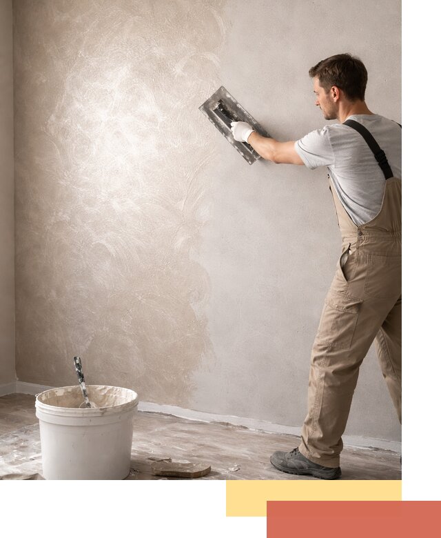 Декоративная штукатурка «Мокрый шелк» под ключ в Советской Гавани