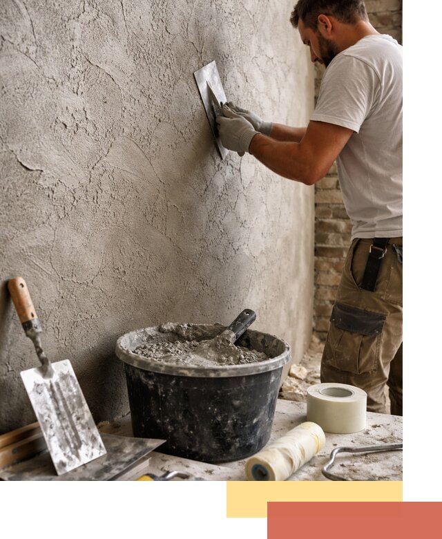 Декоративная штукатурка лофт в Советской Гавани — отделка стен и потолков