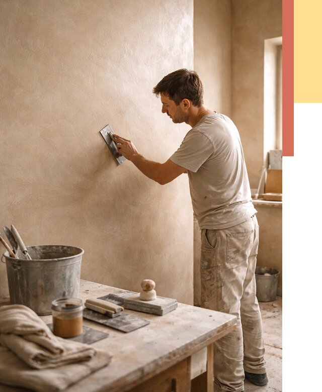 Марокканская штукатурка таделакт в Советской Гавани под ключ от 4363 руб. | ОТДЕЛОЧНИК-Свс