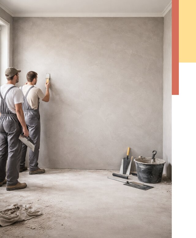 Микробетон на стены в Советской Гавани от 1299 руб. — нанесение и отделка | ОТДЕЛОЧНИК-Свс