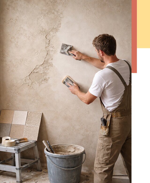 Ремонт декоративной штукатурки в Советской Гавани от 4675 руб. под ключ | ОТДЕЛОЧНИК-Свс