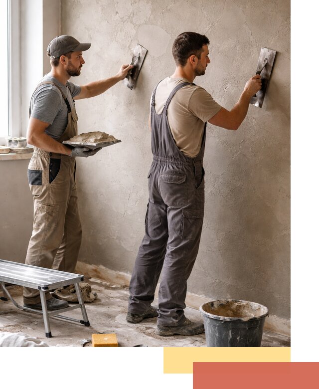 Ремонт декоративной штукатурки и восстановление фактуры в Советской Гавани