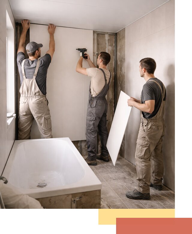 Отделка ванной панели ПВХ профессионально в Советской Гавани