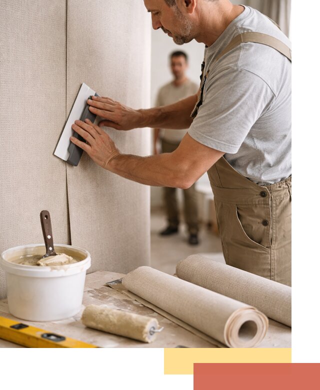 Поклейка текстильных обоев в Советской Гавани профессионально и аккуратно