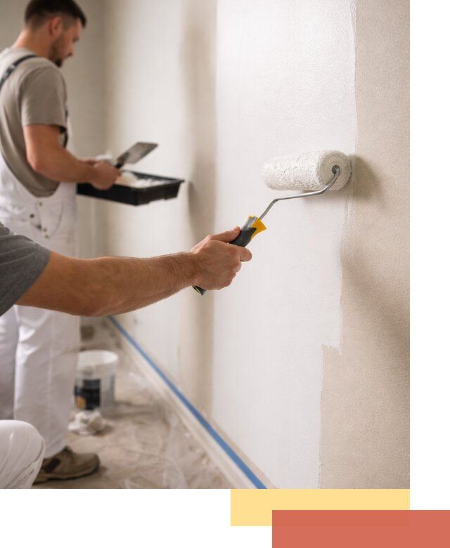 Покраска стен акриловой краской профессионально в Советской Гавани