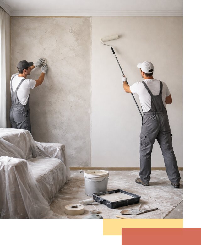 Покраска стен антивандальной краской в Советской Гавани