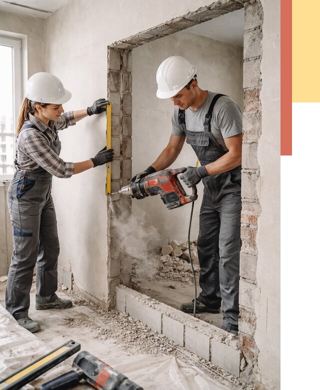 Создание проемов в стенах в Советской Гавани от 6753 руб. — алмазная резка и расширение | ОТДЕЛОЧНИК-Свс