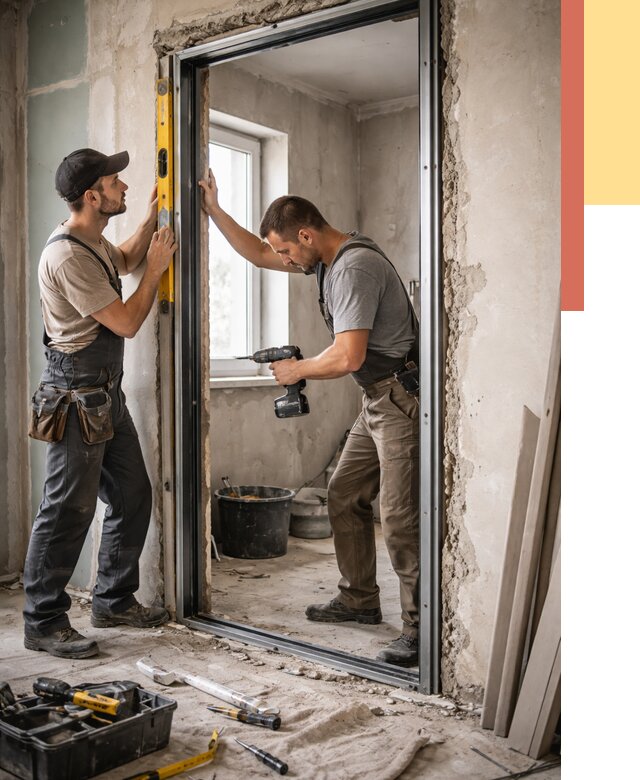 Закладка дверного проема в Советской Гавани от 3636 руб. — быстро и недорого | ОТДЕЛОЧНИК-Свс