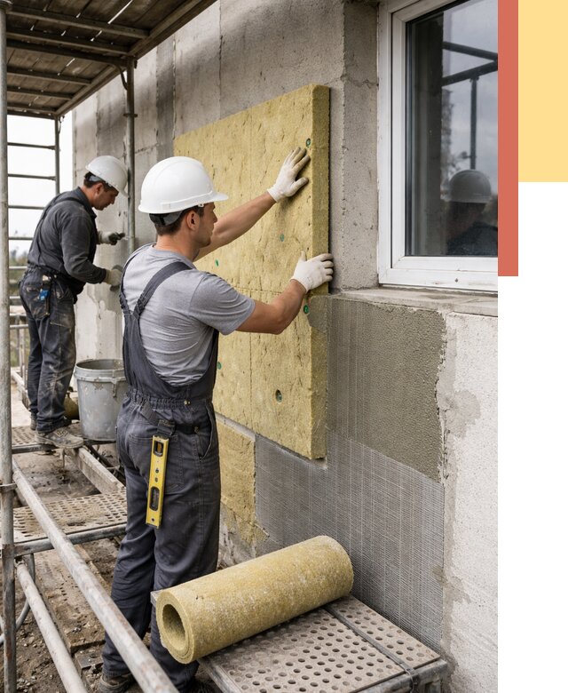 Утепление стен в Советской Гавани от 4467 руб. под ключ — быстро и недорого | ОТДЕЛОЧНИК-Свс