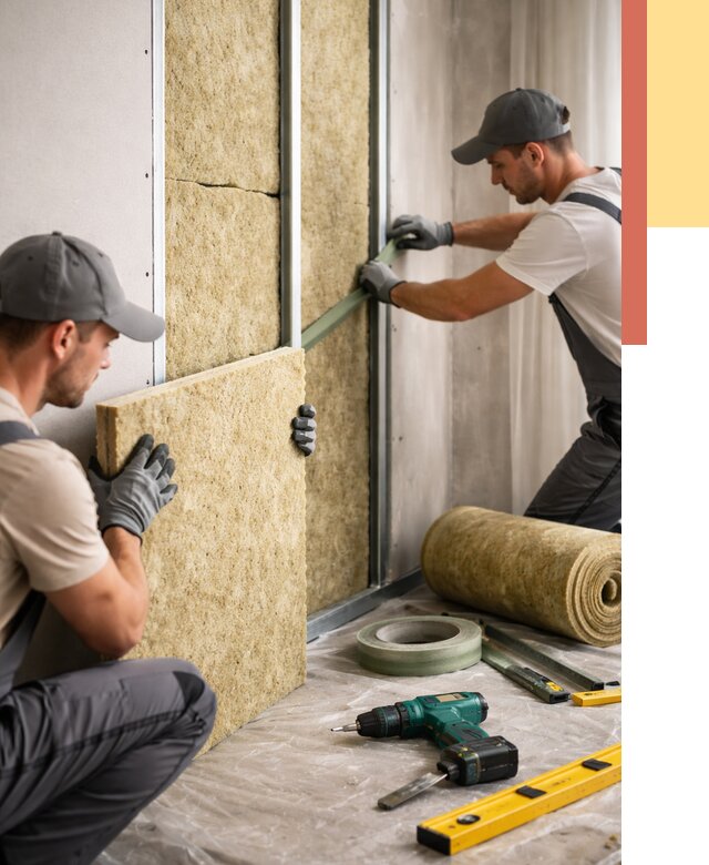 Шумоизоляция стен в Советской Гавани под ключ от 1922 руб. | ОТДЕЛОЧНИК-Свс