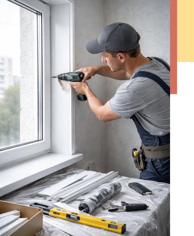 Установка пластиковых откосов в Советской Гавани от 2338 руб. | ОТДЕЛОЧНИК-Свс монтаж, быстро и недорого