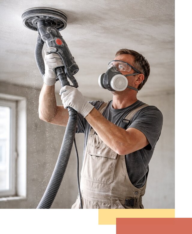 Шлифовка потолка в Советской Гавани — качественная подготовка под отделку