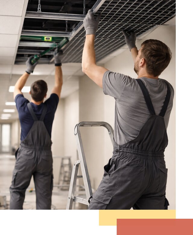 Монтаж потолка Грильято в Советской Гавани: установка под ключ качественно