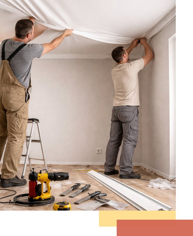 Монтаж ПВХ натяжного потолка в Советской Гавани качественно и быстро