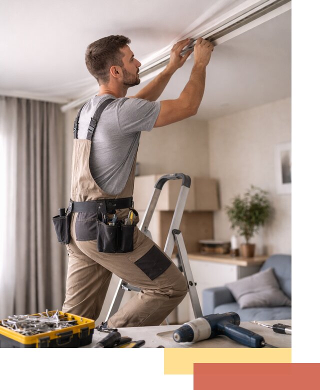 Ремонт натяжных потолков в Советской Гавани — качественно и оперативно