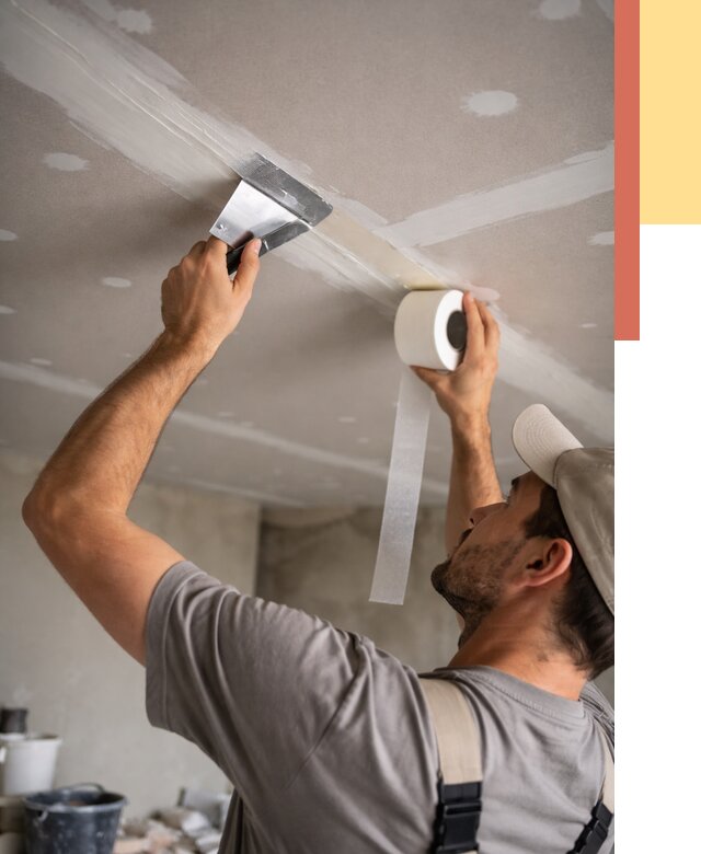 Обработка швов потолка ГКЛ в Советской Гавани от 7792 руб. под ключ | ОТДЕЛОЧНИК-Свс