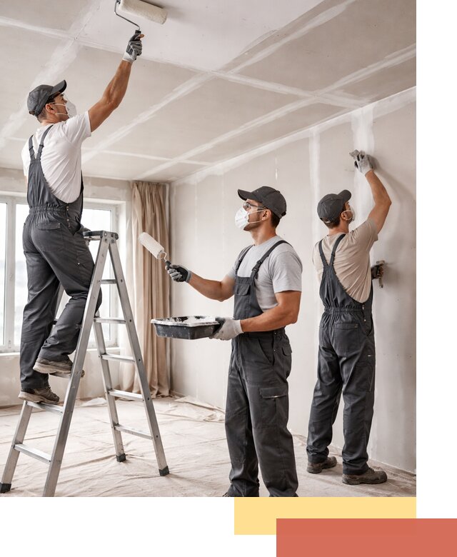 Покраска потолка из гипсокартона в Советской Гавани качественно и недорого