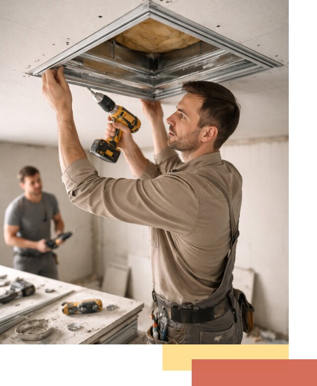 Монтаж люка в потолок из ГКЛ в Советской Гавани