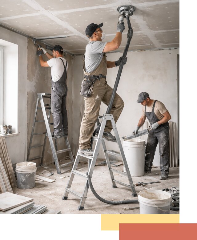 Ремонт потолка из гипсокартона в Советской Гавани: быстрый и качественный монтаж