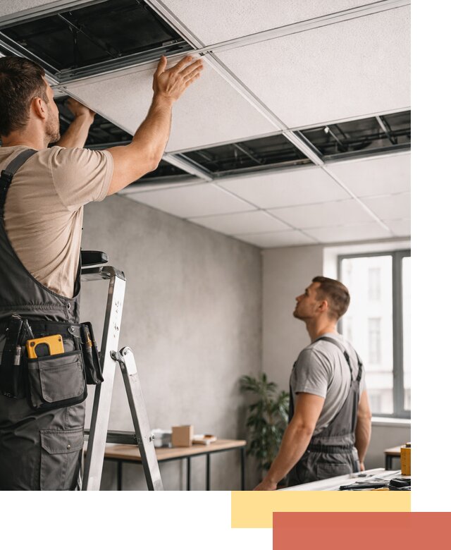 Монтаж потолочной плитки в Советской Гавани качественно и в срок