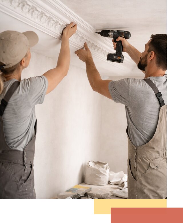 Профессиональный монтаж лепнины на потолок в Советской Гавани