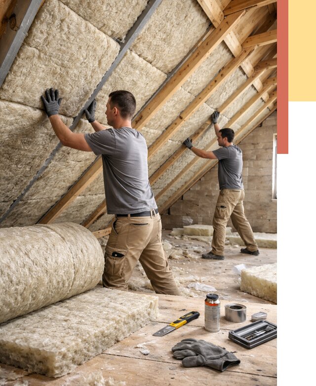 Утепление потолка минватой в Советской Гавани от 1506 руб. — быстро и недорого | ОТДЕЛОЧНИК-Свс