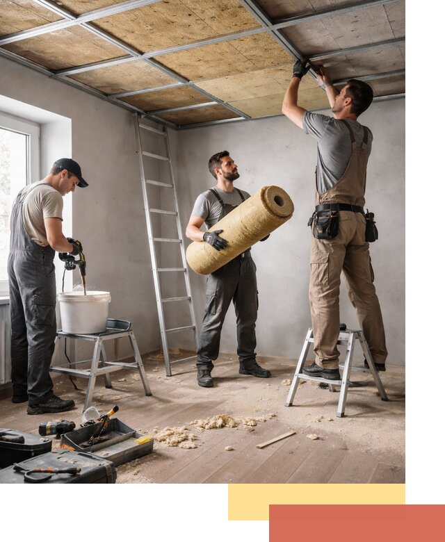 Шумоизоляция потолка в Советской Гавани: профессиональный монтаж и отделка